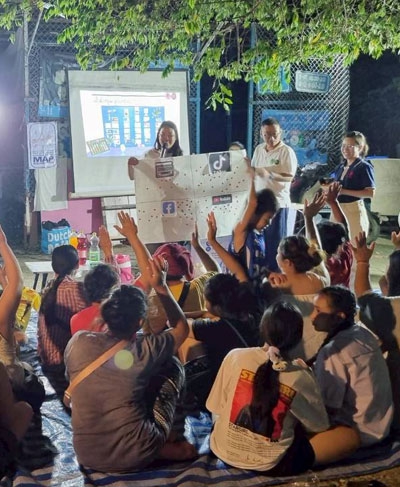 မိူဝ်ႈဝၼ်းထီႉ 18 September 2025 ၸုမ်း MAP Multimedia (MMM) ႁူမ်ႈတင်း Shan Youth Power (SYP) လႆႈလူင်းပိုၼ်ႉတီႈ တူင်ႉၼိုင်ၸွမ်း တူင်ႇဝူင်းၵူၼ်းယၢၼ်မိူင်း တီႈဢွင်ႈတီႈၵေႃႇသၢင်ႈ ဝဵင်းသၢၼ်းၵမ်ႇပႅင်း ၸေႊဝဵင်းၵဵင်းမႆႇ