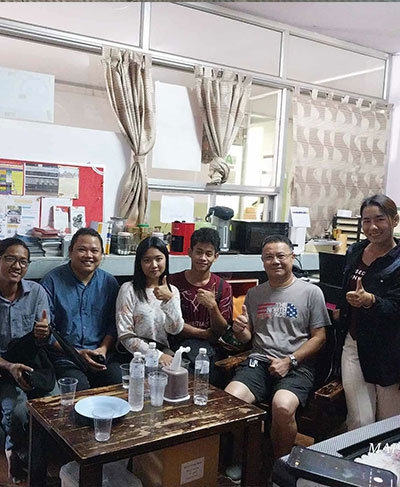 မိူဝ်ႈဝၼ်းတီႉ 2/6/2025 မီးၸုမ်းယၢင်းလႅင် (ကရင်နီ)မႃးလဵပ်ႈႁဵၼ်းတီႈႁူင်းပွႆႇသဵင်